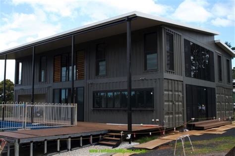 The Lindendale Container Home Built By The Container Build Group In