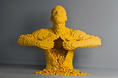 art museum offers tours of lego sculpture exhibition international show and tell