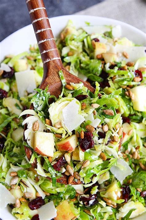 Roasted brussels sprouts are tender and caramelized with crisp edges. Shaved Brussels Sprouts Salad-Thinly Shaved Brussels ...