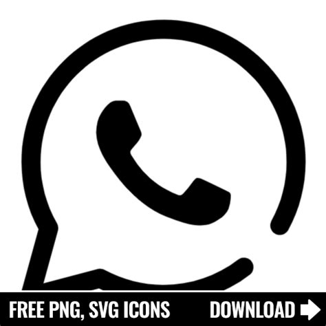 Free Whatsapp Logo Icon Symbol Png Svg Download