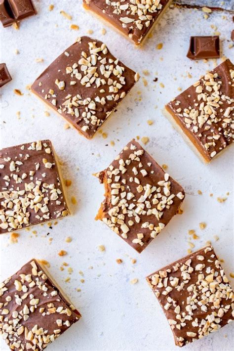This Salted Caramel Millionaires Shortbread Topped With Roasted