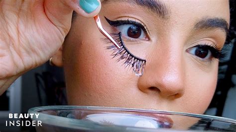 Easiest Ways To Apply False Lashes Without Glue Youtube