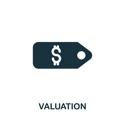 Valuation Icon From Investment Collection Simple Line Valuation Icon