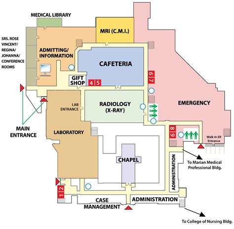 St george hospital floor plan. St. Elizabeth medical centre floor 1 | Hospital design ...