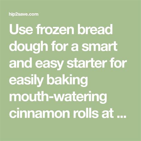 The preservatives may help it last a little longer, but it is really not worth it. Use frozen bread dough for a smart and easy starter for ...