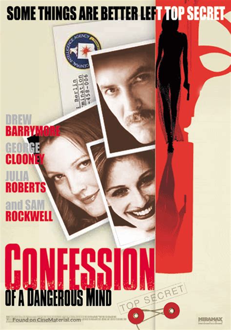 Confessions Of A Dangerous Mind 2002 Movie Poster