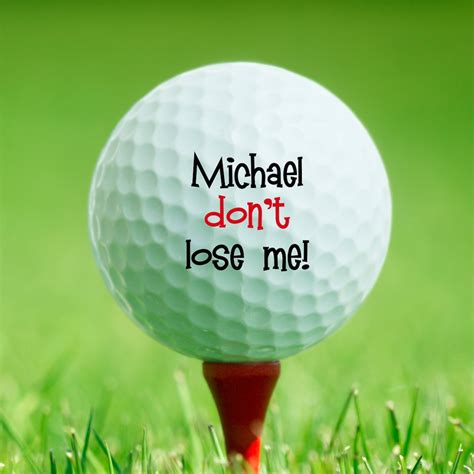 Funny Golf Ball Personalized Golf Ball Color Printed Golf Etsy