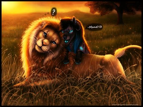 The Lion And The Wolf By Felondog On Deviantart