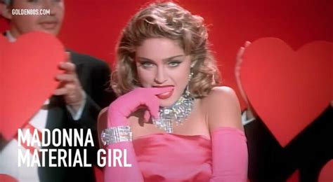 Madonna Material Girl Golden 80s Music