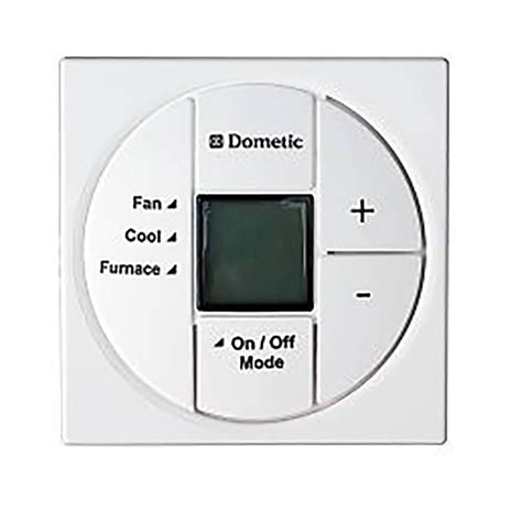 Dometic Single Zone Lcd Thermostat With Control Kit Polar White