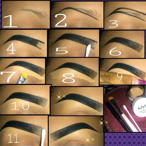 How To Draw On Eyebrows Eyebrow Makeup Tutorial Makeup For Black Skin Face Makeup Tips