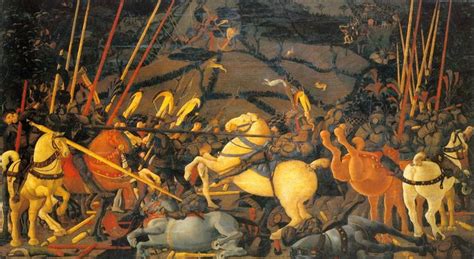 Bitwa Pod San Romano Paolo Uccello Arte Del Renacimiento Arte Famoso Arte Renacentista