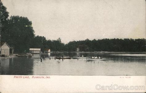 Pretty Lake Plymouth In Postcard