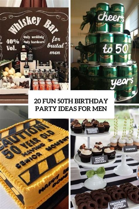 50th birthday gift ideas for men you can't beat your father or husband is turning 50 this year and you're on the hunt for something truly special for him. 10 Fabulous Mens 50Th Birthday Party Ideas 2020