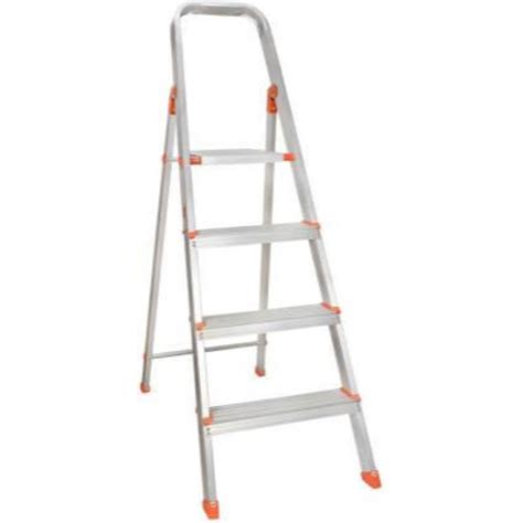 Buy Champion - 4 Steps Aluminium Ladder with Platform Online at Best ...