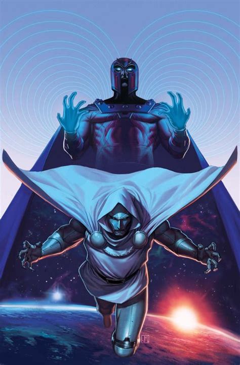 Magneto And Dr Doom By Zurdo Molina Marvel Comics Art Marvel Villains