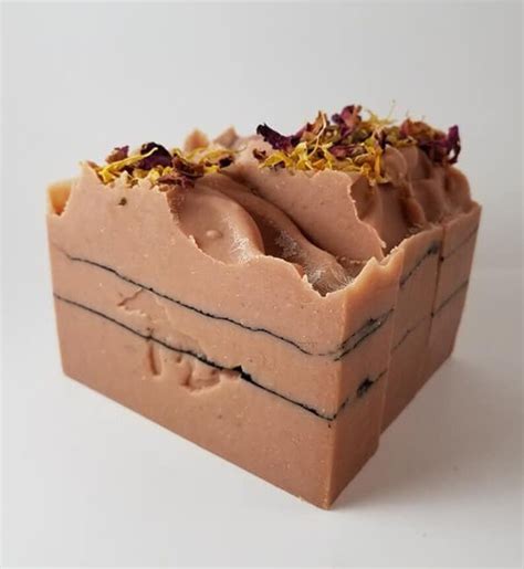 Rose Clay And Charcoal Soap Handmade Soap Handcrafted Soap Etsy