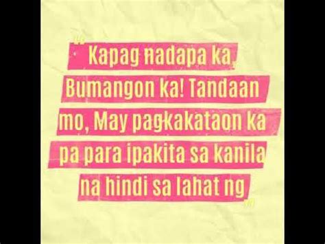 Tagalog Inspirational Quotes About Life Tagalog Motivational Quotes