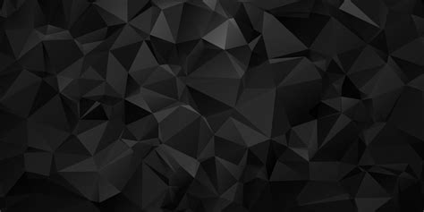 Premium Vector Black Polygonal Mosaic Background Creative Design