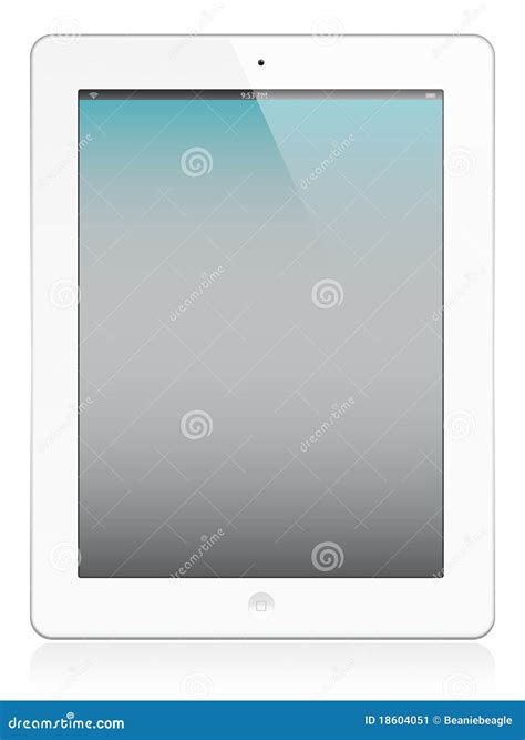 Ipad 2 In White Editorial Photo Illustration Of Background 18604051