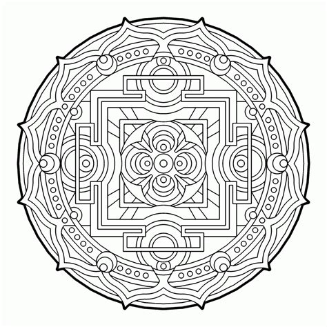 Welcome to our cat coloring page where you can download over 160 unique and original cat pictures for hundreds of hours of coloring fun for all the family. Complex Geometric Coloring Pages - Coloring Home