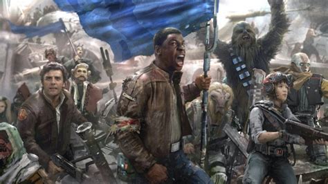 Original Star Wars 9 Concept Art Puts Finn Rose And Poe On The Frontlines