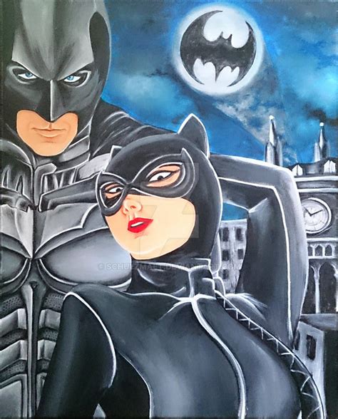 Batman And Catwoman By Schulzmalt On Deviantart