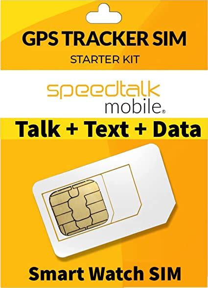 Speedtalk Mobile Gps Tracker Sim Card Starter Kit 3 In 1 Universal Simcard