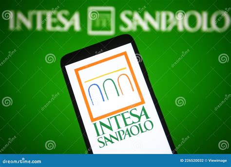 Intesa Sanpaolo S P A Editorial Photography Image Of Application 226520032