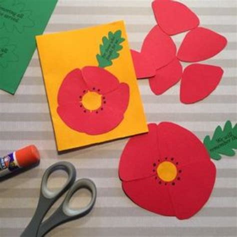 Veterans Day Poppy Craft