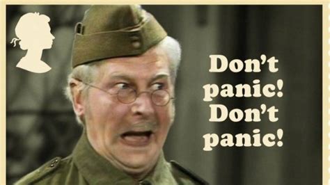 Don T Panic Dad S Army Turns With Set Of Stamps BBC News