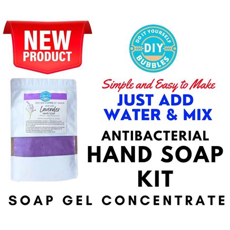 Diy Antibacterial Hand Soap Kit Just Add Water And Mix Shopee Philippines