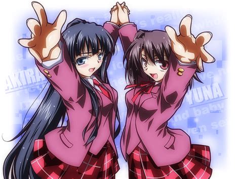 akashi yuuna ookouchi akira mahou sensei negima non web source 00s arms up black hair