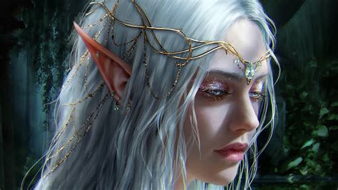 Elf Girl Fantasy Art Hd Artist 4k Wallpapers Images Backgrounds