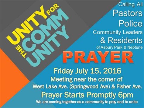 Unity Prayer ‹ Asbury Park Sun