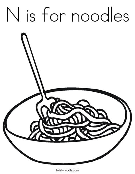 Twisty Noodles Worksheet