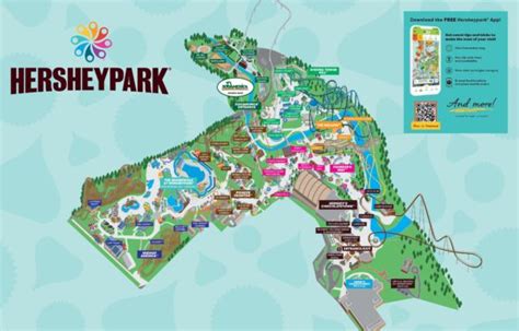 Theme Park Brochures Hershey Park Map 2022 Theme Park Brochures