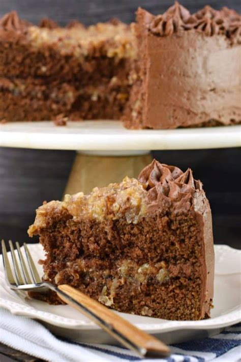 I love it cold, but you can serve it at room temperature too. The Best Homemade German Chocolate Cake Recipe