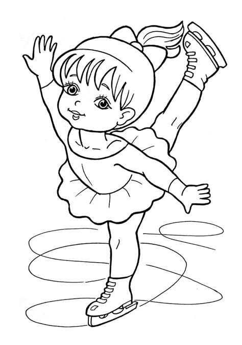 Dibujos para colorear de niños deportistas