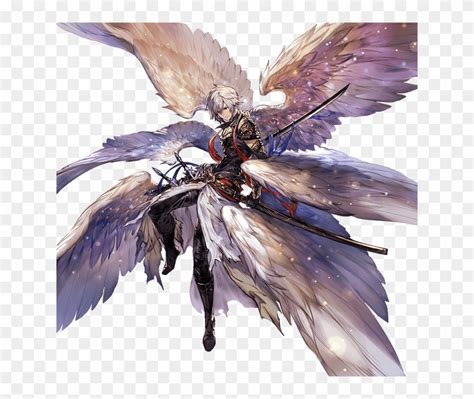 640 Anime Demon Boy Anime Boys Anime Angel Warrior Granblue Fantasy Angel Hd Png Download