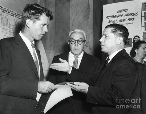 Robert F Kennedy And Jimmy Hoffa Photograph By Bettmann Fine Art America