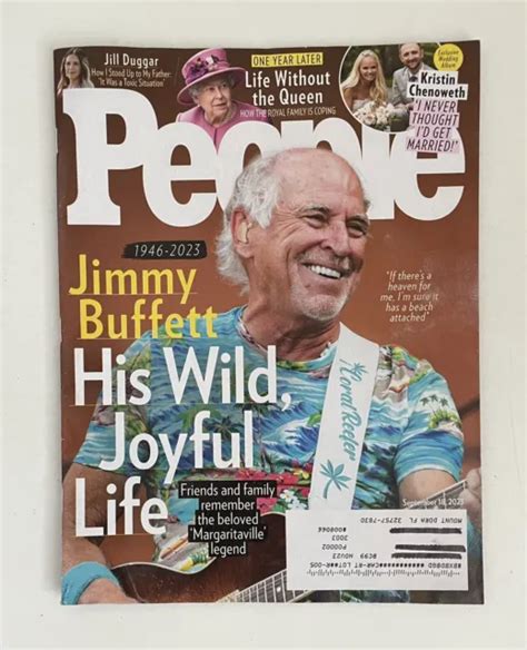 People Magazine Jimmy Buffett Cover Missing Queen Elizabeth September