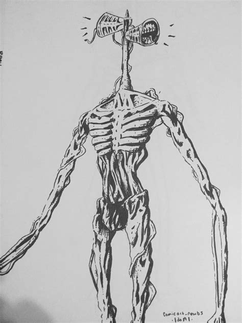 Siren head drawing : r/Siren_Head