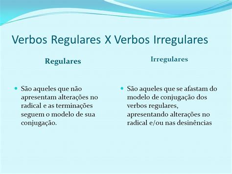 Exercícios Verbos Regulares E Irregulares Português 7 Ano