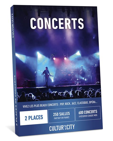 Coffret Cadeau Concerts Premium 2 Places Wonderbox