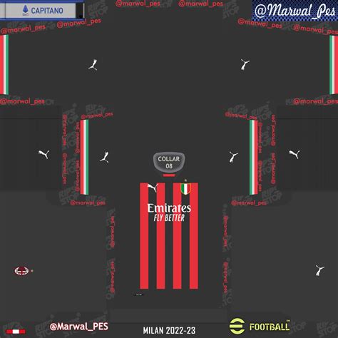 Kit Ac Milan Kit 2022 23 With Scudetto Rwepeskits