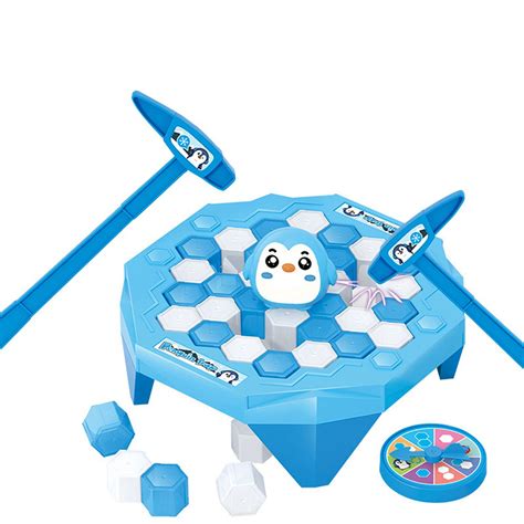 Taicanon Save The Penguin On Ice Game Board Ice Breaking Mini Penguin Trap Break Ice Activate