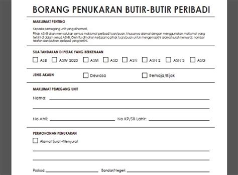 Related posts to contoh surat rayuan pertukaran guru dalam negeri. Cara Tukar Alamat Surat Menyurat ASB