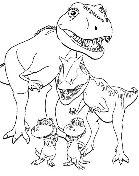 Desenhos De Dinotrem Para Colorir E Imprimir Colorironline Com