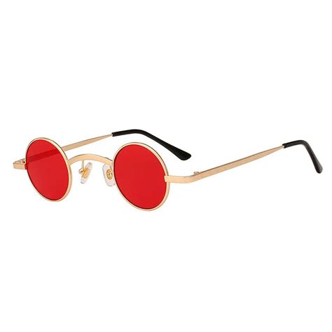 Mincl 2018 Small Round Sunglasses Women Famous Brand Designer Vintage Sun Glasses Retro